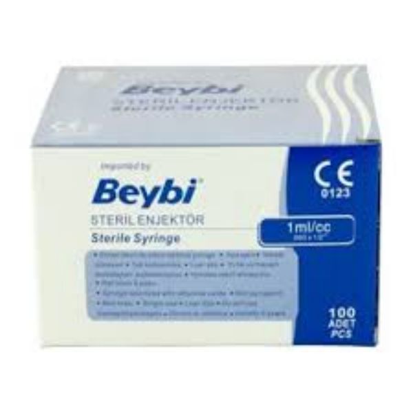 Beybi 1 cc İnsülin Enjektörü 100'lü